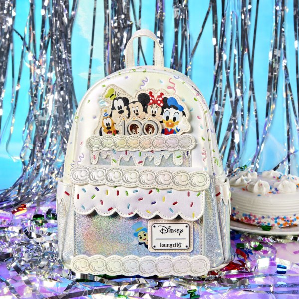 MINI ZAINO DISNEY100 Torta di celebrazione di compleanno - DISNEY LOUNGEFLY