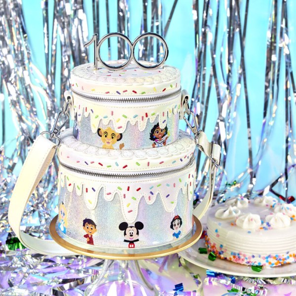 BORSA A TRACOLLA DISNEY100 Torta di celebrazione di compleanno - DISNEY LOUNGEFLY
