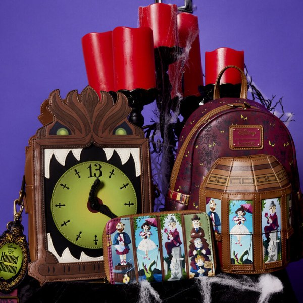 BORSA A TRACOLLA Haunted Mansion Orologio del Nonno - DISNEY LOUNGEFLY