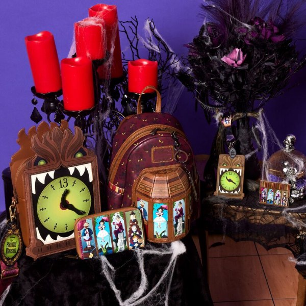 BORSA A TRACOLLA Haunted Mansion Orologio del Nonno - DISNEY LOUNGEFLY