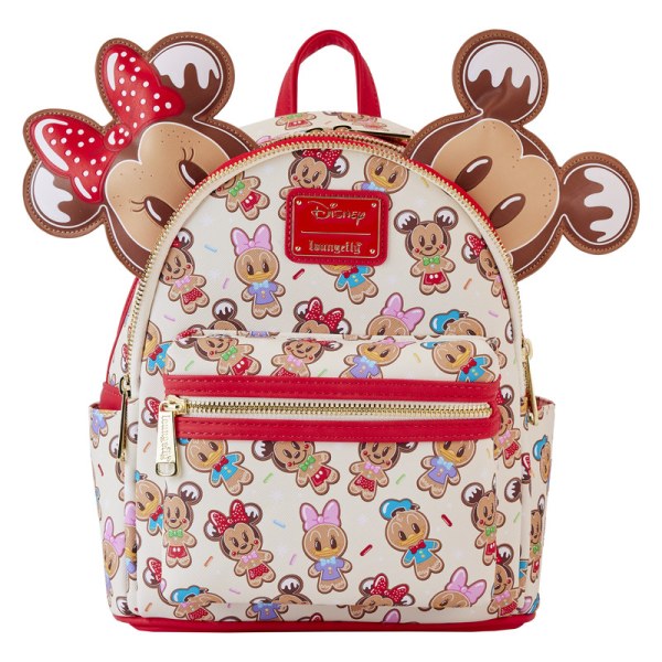 MINI ZAINO Topolino e i suoi amici di pan di zenzero con cerchietto - DISNEY LOUNGEFLY