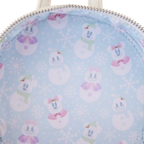 MINI ZAINO Topolino e Minnie Pupazzo di neve - DISNEY LOUNGEFLY