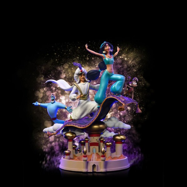 Aladdin e Jasmine Deluxe Art Scale - Disney