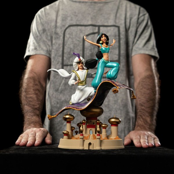Aladino e Jasmine Art Scale - Disney