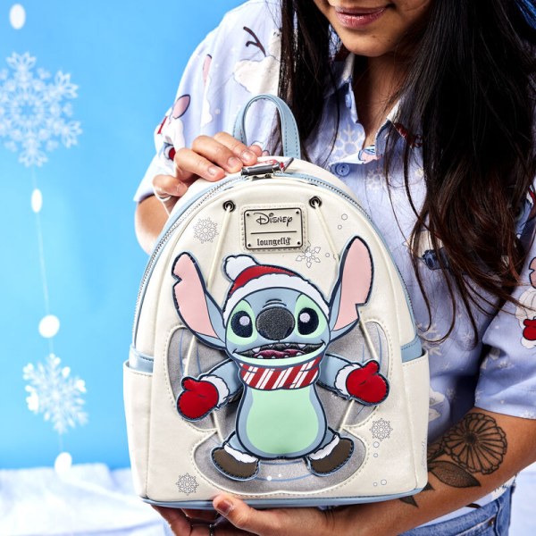 MINI ZAINO Stitch nella neve fa un angelo - DISNEY LOUNGEFLY