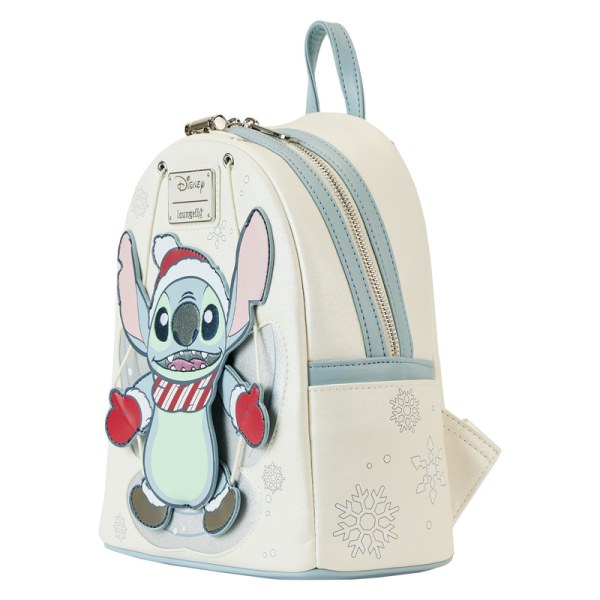 MINI ZAINO Stitch nella neve fa un angelo - DISNEY LOUNGEFLY