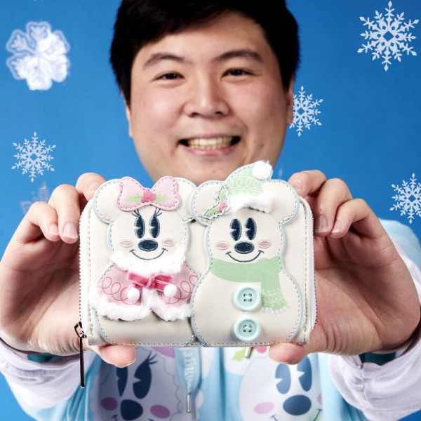 PORTAFOGLIO Pupazzo di neve Topolino e Minnie - DISNEY LOUNGEFLY