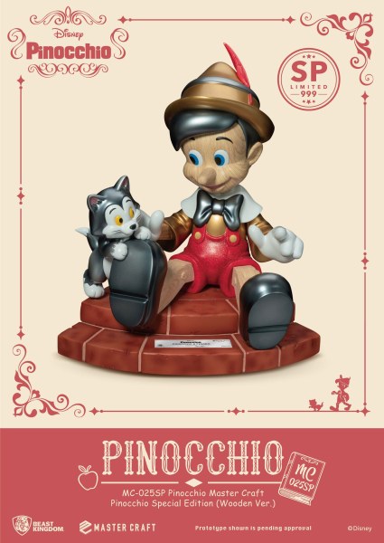 PINOCCHIO VERSIONE LEGNO SPECIAL EDITION - DISNEY MASTERCRAFT
