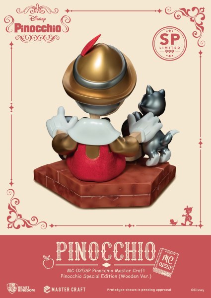 PINOCCHIO VERSIONE LEGNO SPECIAL EDITION - DISNEY MASTERCRAFT