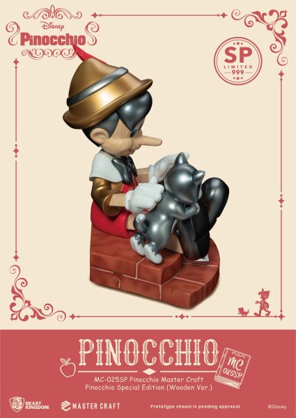 PINOCCHIO VERSIONE LEGNO SPECIAL EDITION - DISNEY MASTERCRAFT