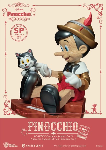 PINOCCHIO VERSIONE LEGNO SPECIAL EDITION - DISNEY MASTERCRAFT