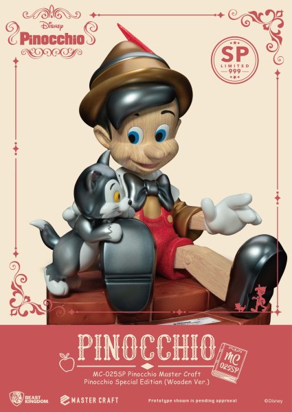 PINOCCHIO VERSIONE LEGNO SPECIAL EDITION - DISNEY MASTERCRAFT
