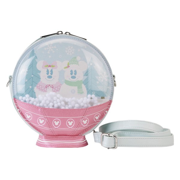 BORSA A TRACOLLA Topolino e Minnie Palla di neve - DISNEY LOUNGEFLY