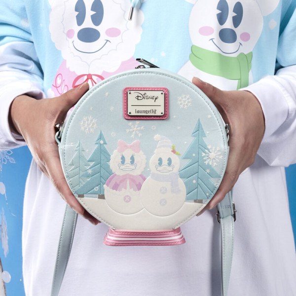 BORSA A TRACOLLA Topolino e Minnie Palla di neve - DISNEY LOUNGEFLY