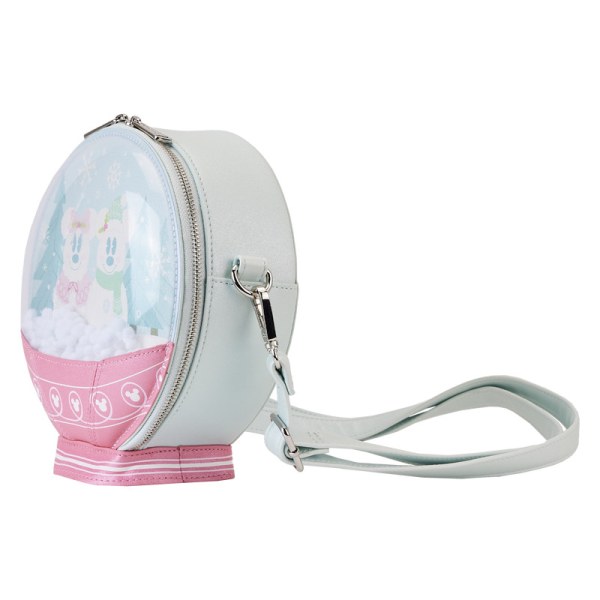 BORSA A TRACOLLA Topolino e Minnie Palla di neve - DISNEY LOUNGEFLY