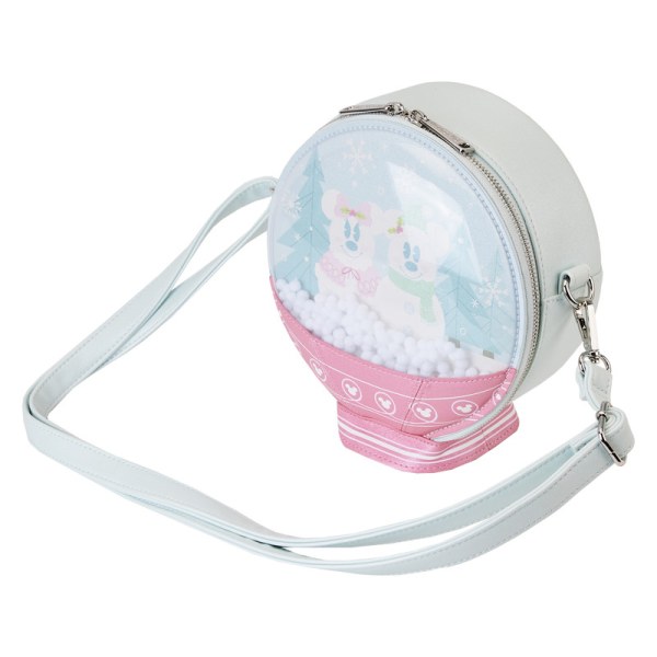 BORSA A TRACOLLA Topolino e Minnie Palla di neve - DISNEY LOUNGEFLY