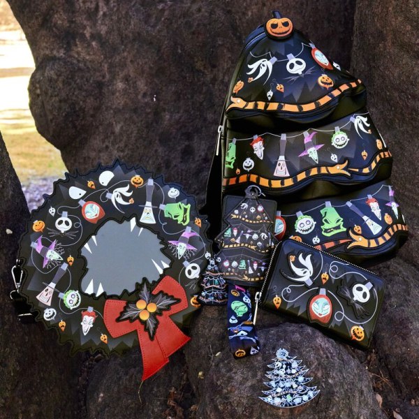 BORSA A TRACOLLA Nightmare before Christmas Ghirlande luminose - DISNEY LOUNGEFLY