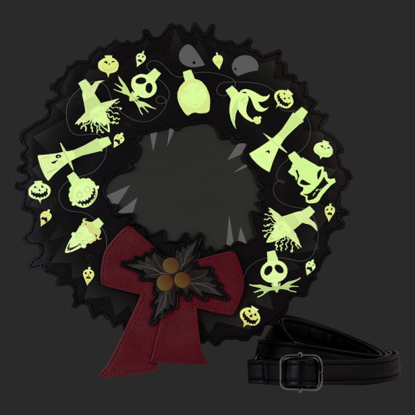 BORSA A TRACOLLA Nightmare before Christmas Ghirlande luminose - DISNEY LOUNGEFLY