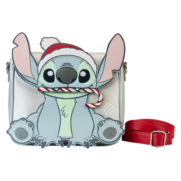 BORSA A TRACOLLA Stitch in vacanza sulla neve - DISNEY LOUNGEFLY