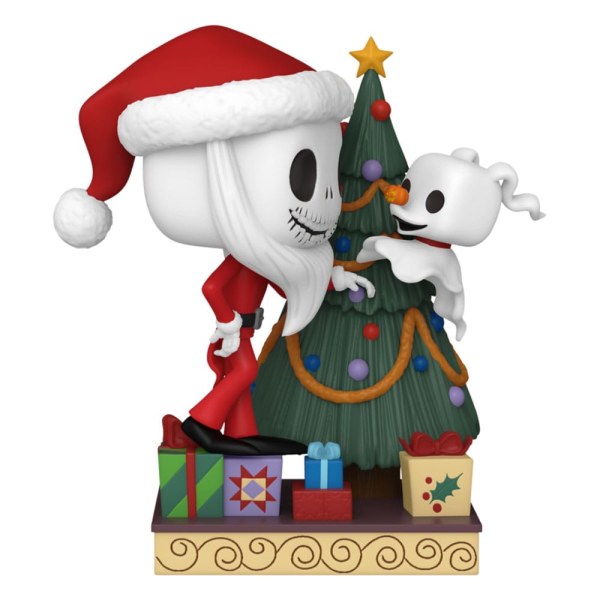Funko POP! Deluxe 1386 - Nightmare before christmas 30th - Jack e Zero con l'albero