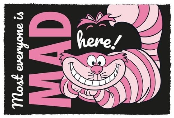 Zerbino Alice nel Paese delle Meraviglie 40 x 60 cm - Disney