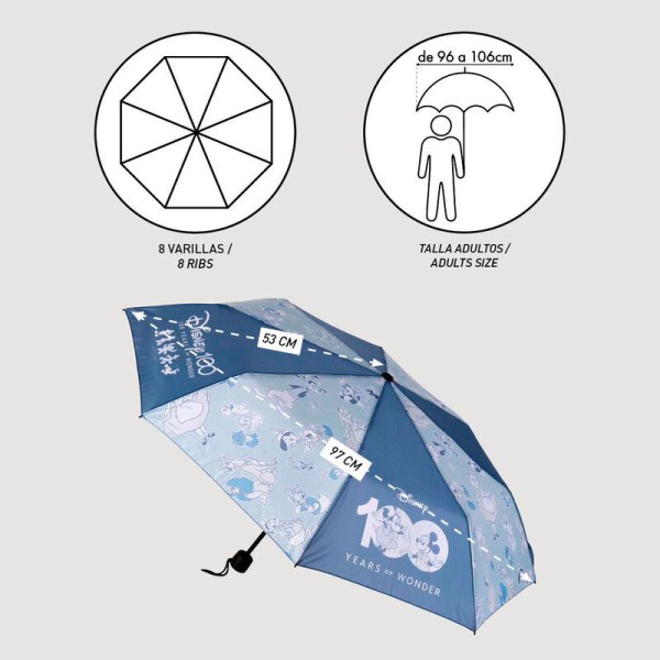 Ombrello manuale Disney 100