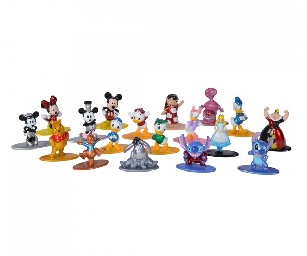 Set di 18 figurine Disney in metallo