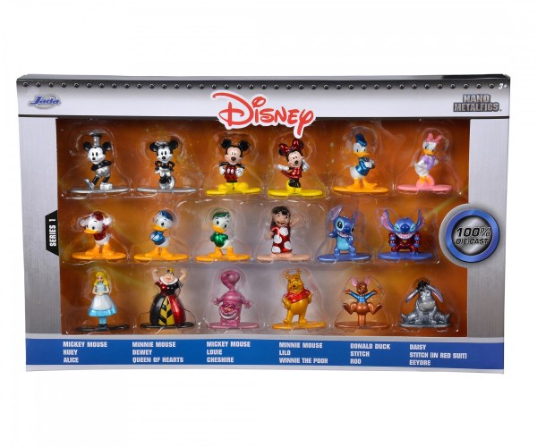 Set di 18 figurine Disney in metallo