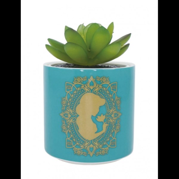 Pianta finta in vaso turchese di Aladino - Disney