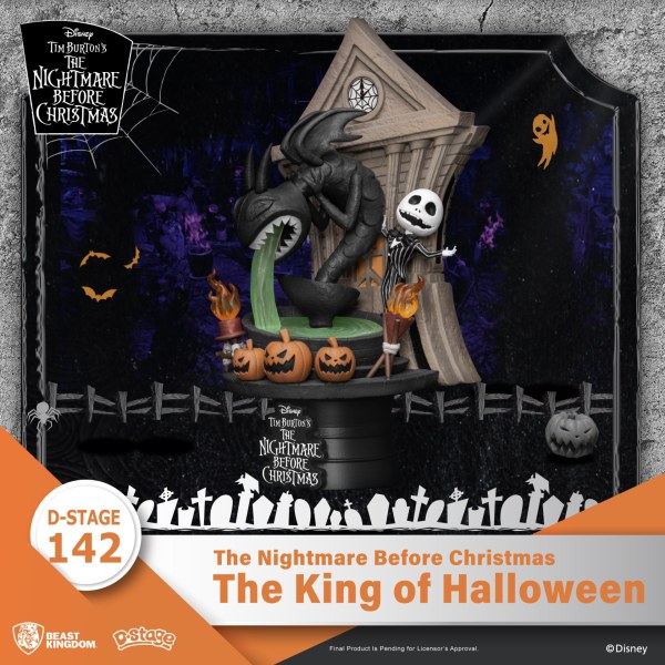 DIORAMA Il re di Halloween Nightmare Before Christmas – DISNEY D-STAGE