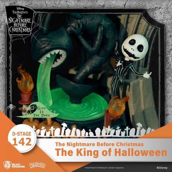 DIORAMA Il re di Halloween Nightmare Before Christmas – DISNEY D-STAGE