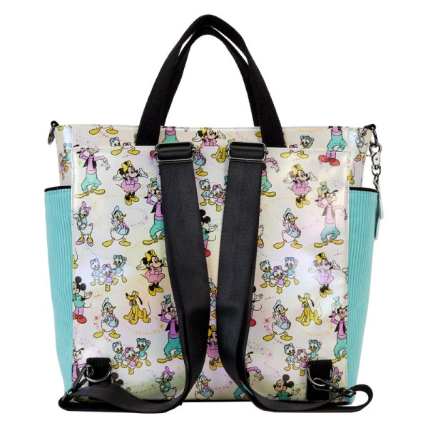 Borsa tote Disney 100 Topolino iridescente e i suoi amici - DISNEY LOUNGEFLY