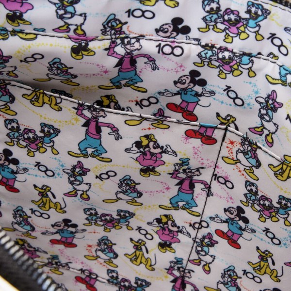 Borsa tote Disney 100 Topolino iridescente e i suoi amici - DISNEY LOUNGEFLY