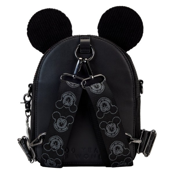 BORSA A SPALLA trasformabile in Zaino Classico Disney 100 Topolino - DISNEY LOUNGEFLY