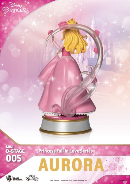 Lotto di 6 Figurine Principesse Disney serie "Fall in love" - ​​Disney mini D-Stage