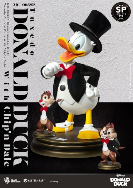 TUXEDO DONALD E CIP E CIOP DISNEY100 - DISNEY MASTERCRAFT