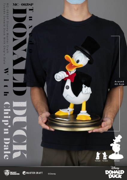 TUXEDO DONALD E CIP E CIOP DISNEY100 - DISNEY MASTERCRAFT