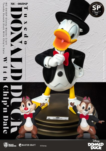 TUXEDO DONALD E CIP E CIOP DISNEY100 - DISNEY MASTERCRAFT