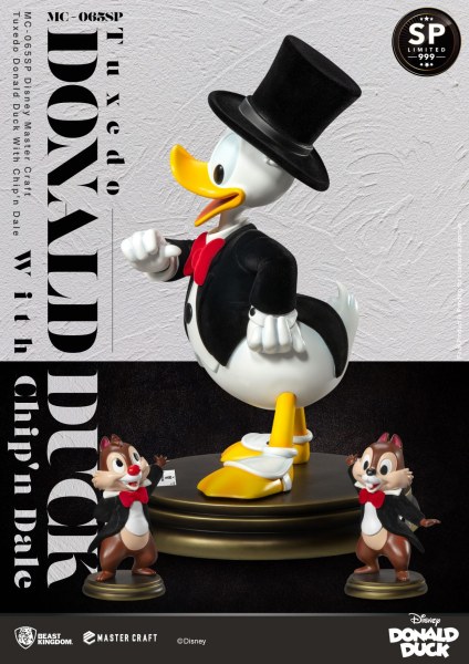 TUXEDO DONALD E CIP E CIOP DISNEY100 - DISNEY MASTERCRAFT