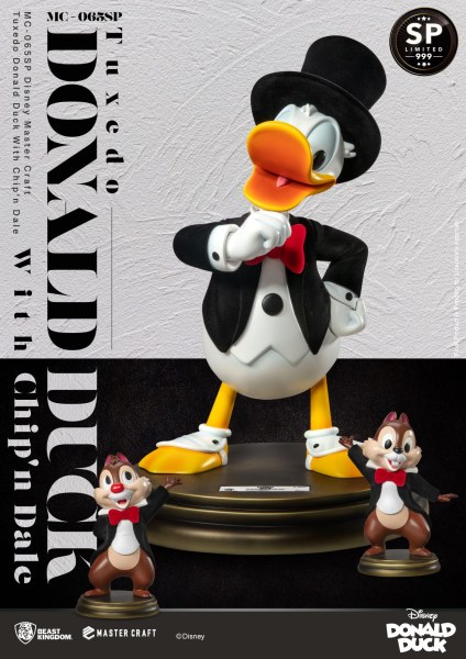 TUXEDO DONALD E CIP E CIOP DISNEY100 - DISNEY MASTERCRAFT