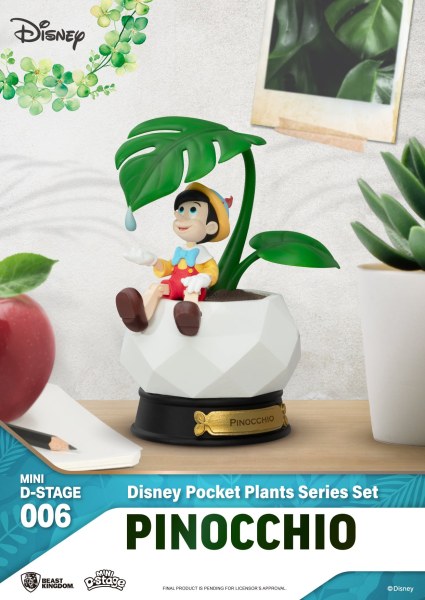 Lotto di 6 Mini Diorama Stage " "Pocket plants" '' series - Disney mini D-Stage