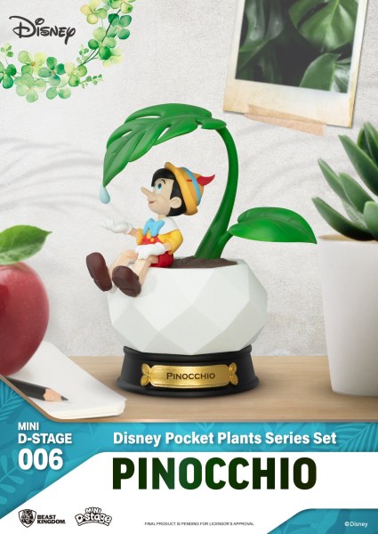 Lotto di 6 Mini Diorama Stage " "Pocket plants" '' series - Disney mini D-Stage