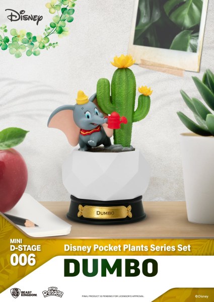Lotto di 6 Mini Diorama Stage " "Pocket plants" '' series - Disney mini D-Stage