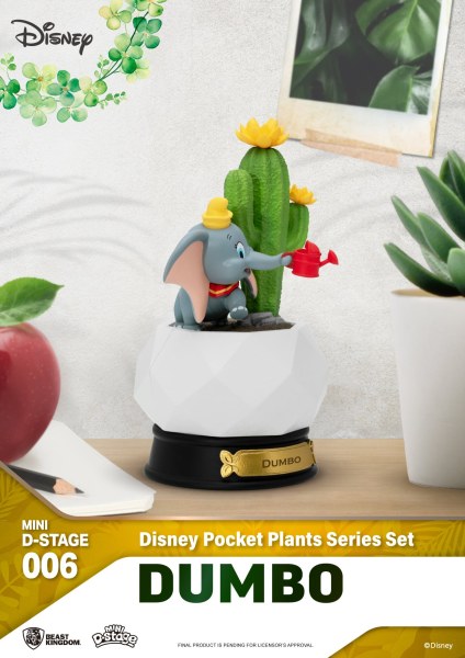 Lotto di 6 Mini Diorama Stage " "Pocket plants" '' series - Disney mini D-Stage