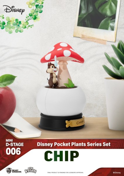 Lotto di 6 Mini Diorama Stage " "Pocket plants" '' series - Disney mini D-Stage