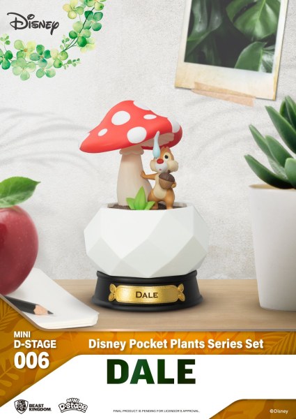 Lotto di 6 Mini Diorama Stage " "Pocket plants" '' series - Disney mini D-Stage