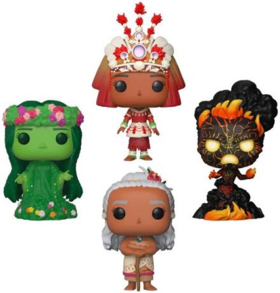 Confezione da 4 Funko Pop! Movie Vinyl - Moana - Disney