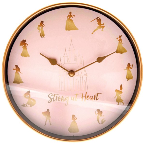 Orologio da parete Principesse Disney "Forti nel cuore"