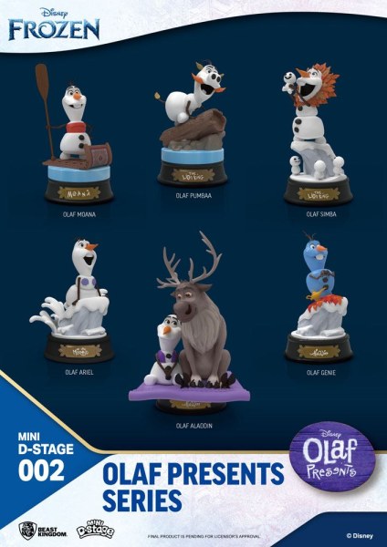 Set di 6 figurine Olaf Frozen - Disney D-Stage