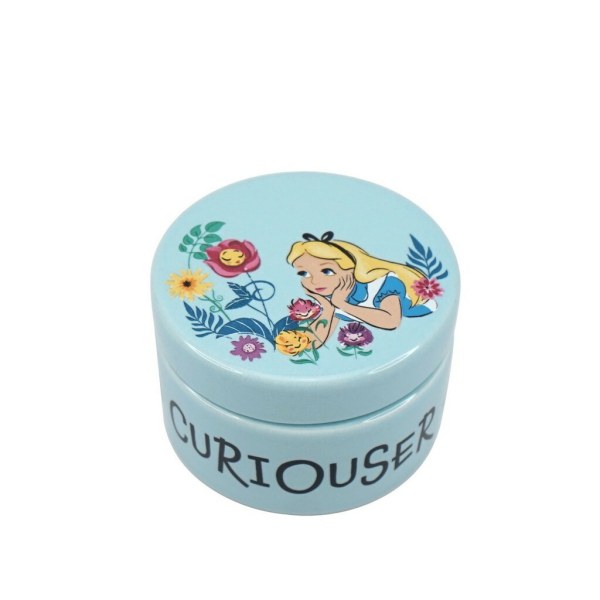 Scatola rotonda in ceramica Alice nel Paese delle Meraviglie - Disney